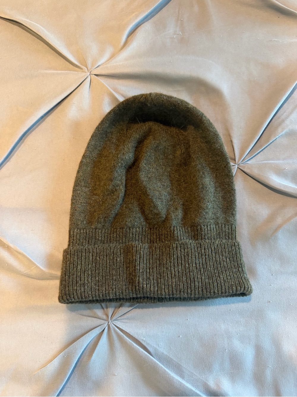 Women’s Olive Knit Beanie Hat - Brand: